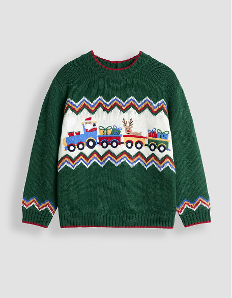 Santa & Reindeer Christmas Jumper