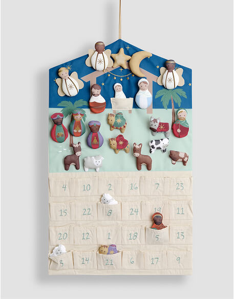 Nativity Story Hanging Advent Calendar