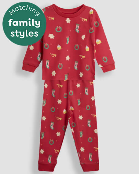 Red Christmas Pyjama Set
