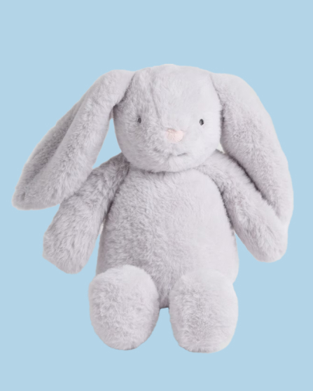 Grey Bunny Soft Toy Plushie - Medium