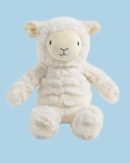 White Lenny Lamb Soft Toy Plushie - Small