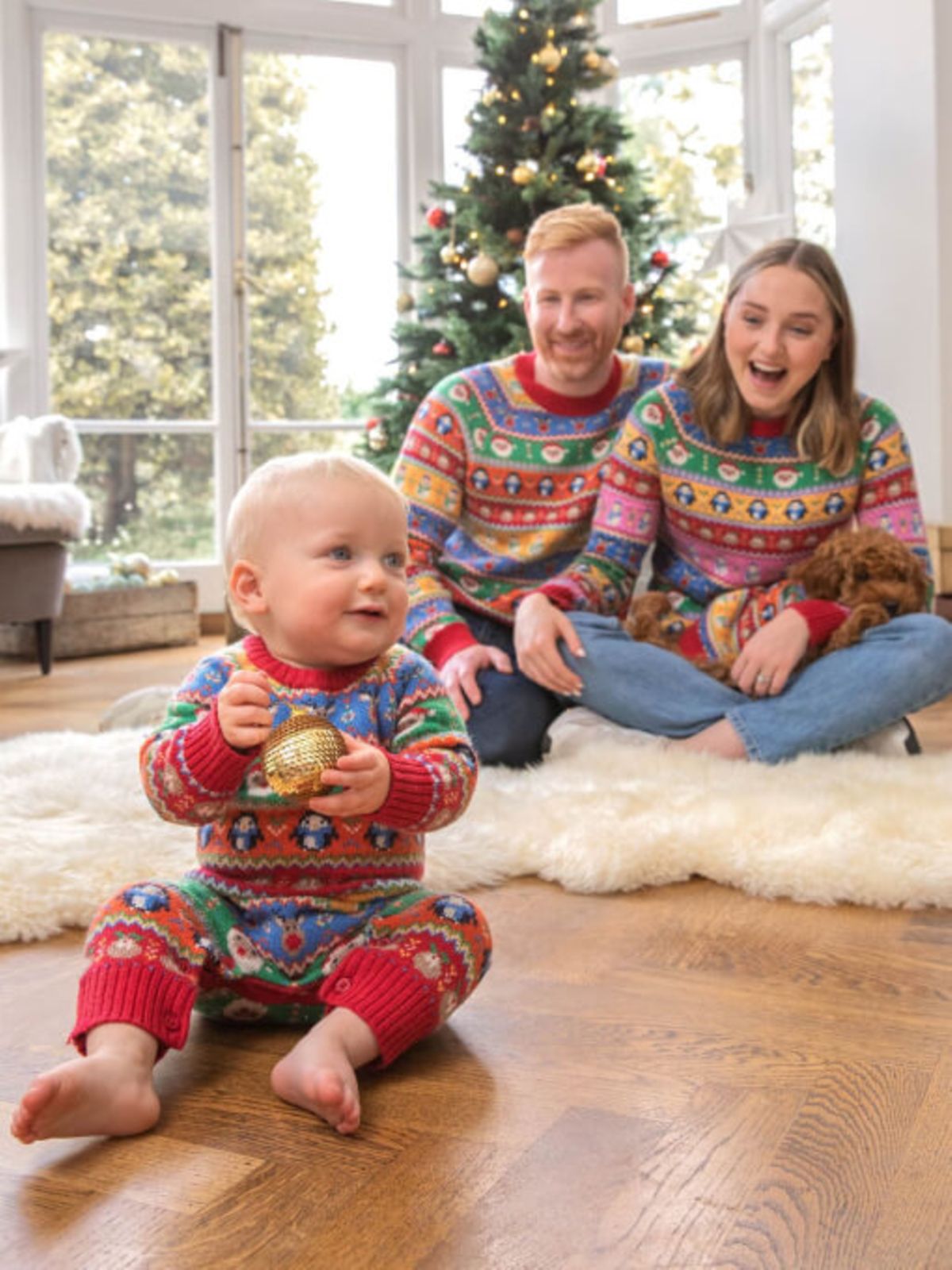 Hot family christmas jumpers baby Free Shipping Black Friday